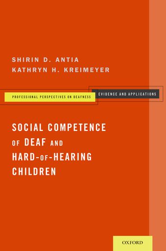 Social Competence of Deaf and Hard-of-Hearing Children book cover