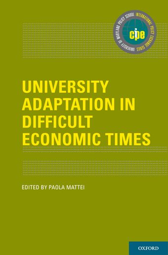 University Adaptation in Difficult Economic Times book cover