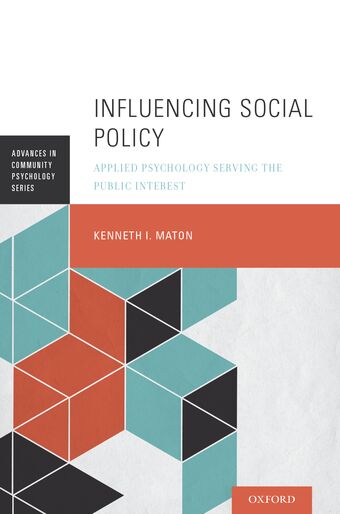 Influencing Social Policy book cover