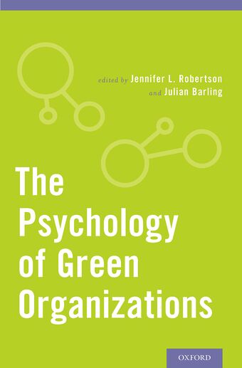 The Psychology of Green Organizations book cover