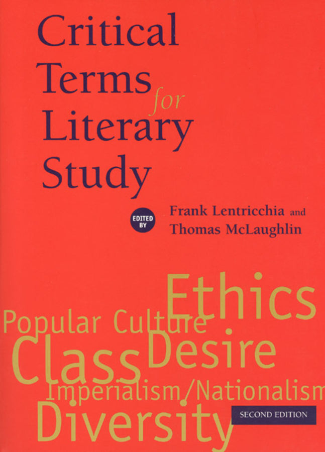 Critical Terms cover