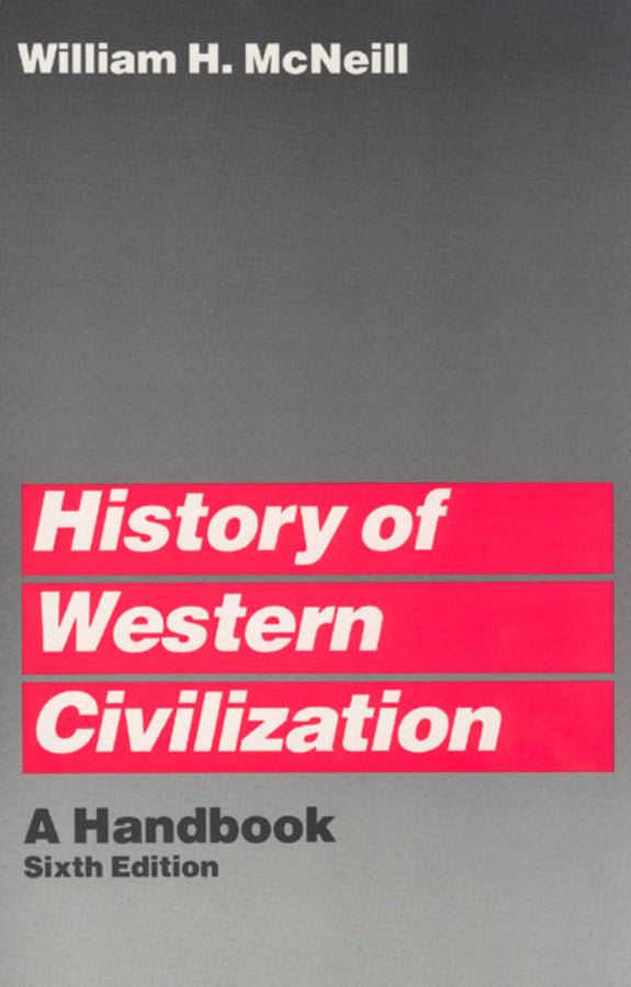 History of Western Civilization: A Handbook cover
