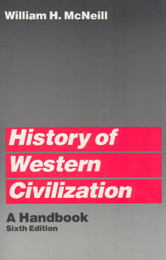 History of Western Civilization: A Handbook cover