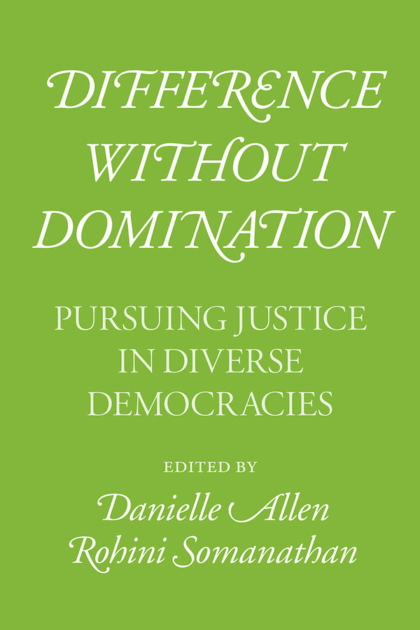 Difference Without Domination: Pursuing Justice in Diverse Democracies cover