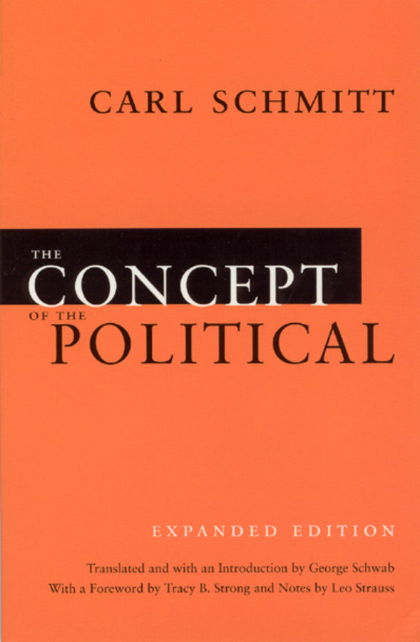 The Concept of the Political cover