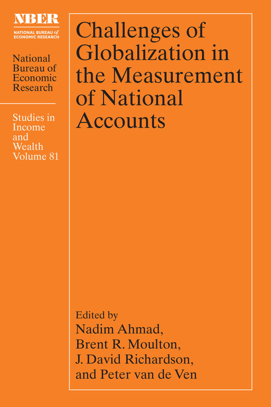 National Bureau of Economic Research Studies in Income and Wealth cover