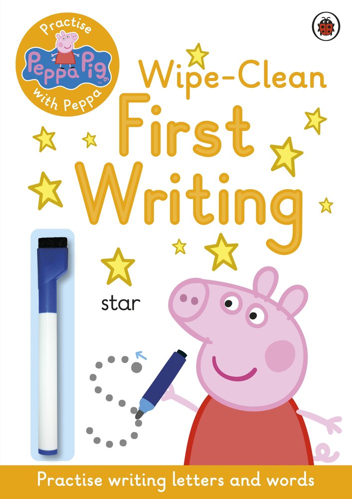 Peppa Pig: Practise with Peppa: Wipe-Clean First Writing book cover