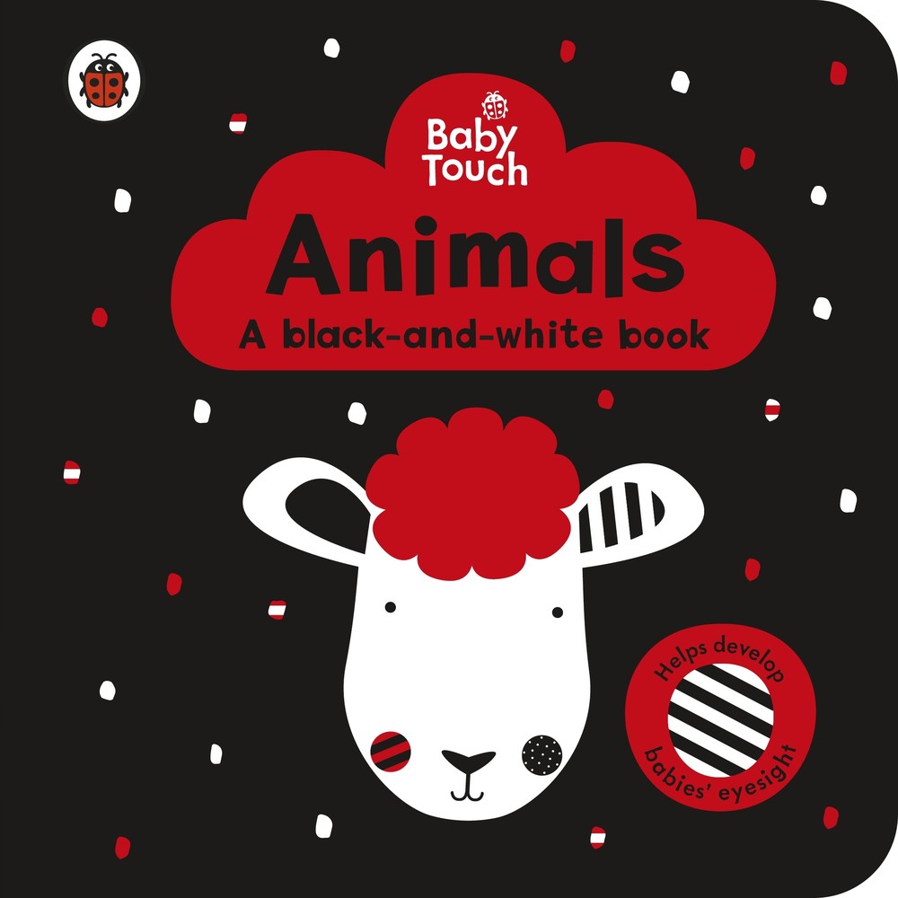 Baby Touch: Animals: a black-and-white book book cover
