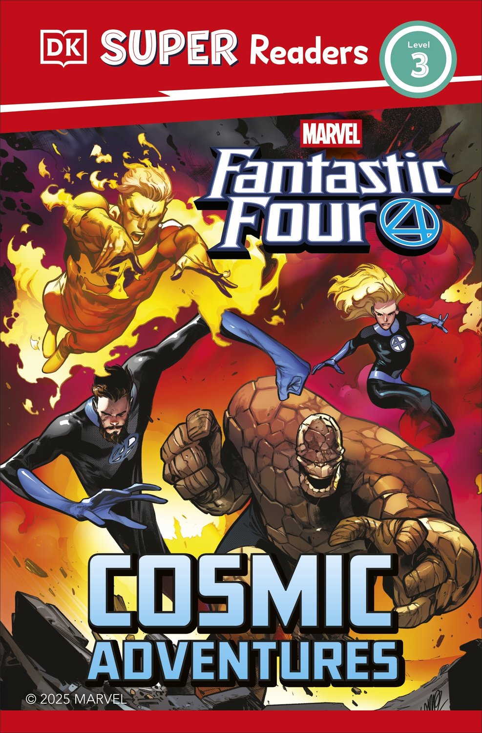 DK Super Readers Level 3 Marvel Fantastic Four Cosmic Adventures