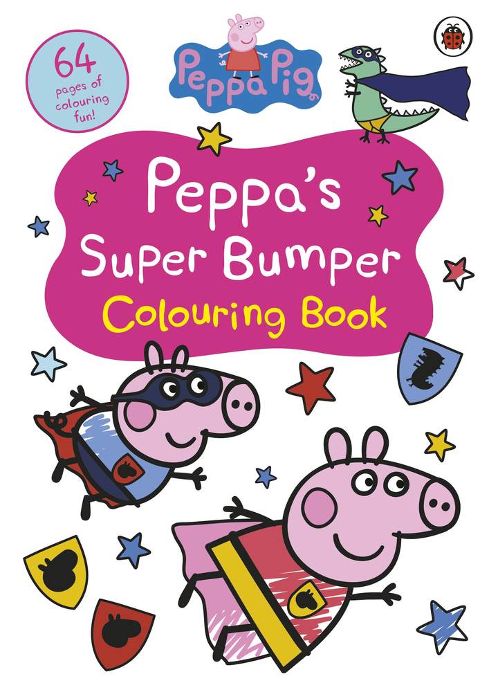 Peppa Pig: Peppa's Super Bumper Colouring Book book cover