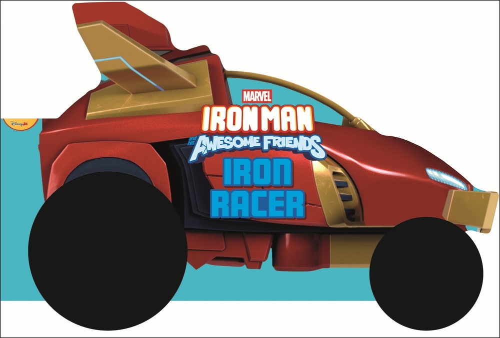 Marvel Iron Man and his Awesome Friends Iron Racer book cover