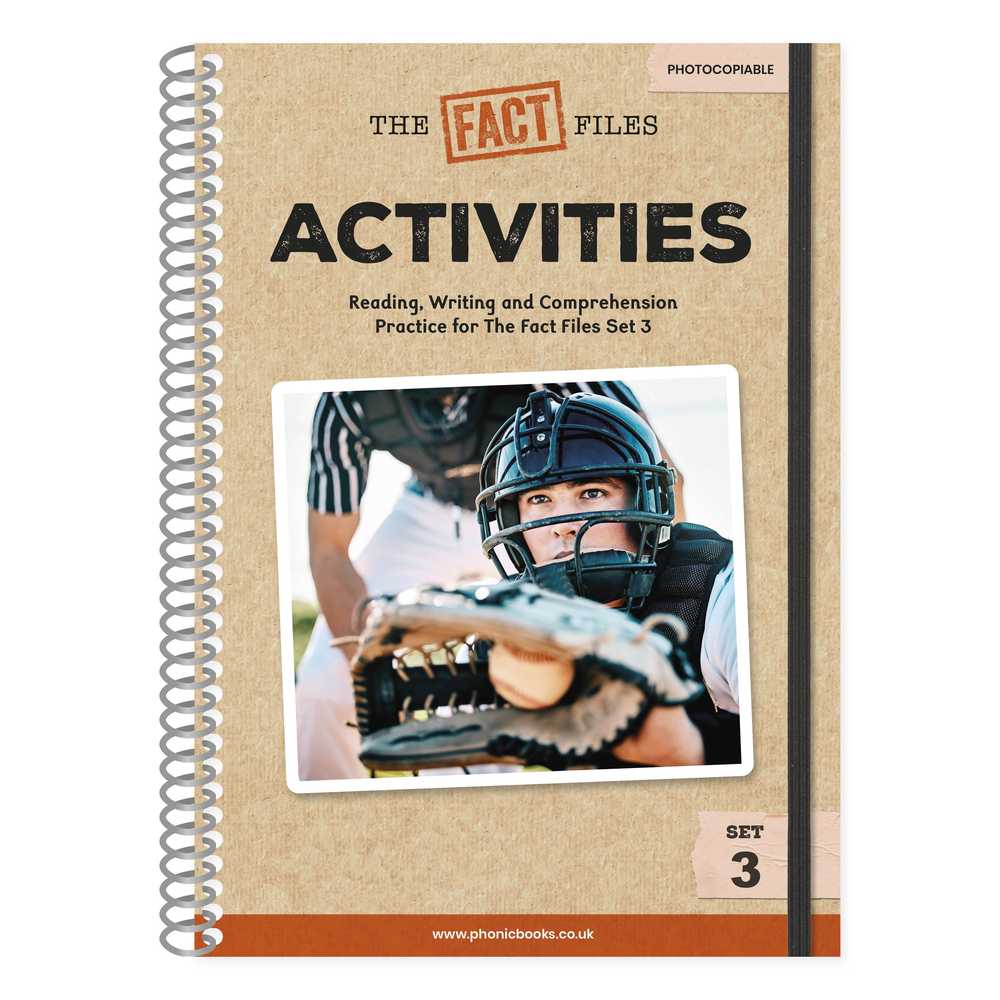 Phonic Books The Fact Files 3 Activities book cover