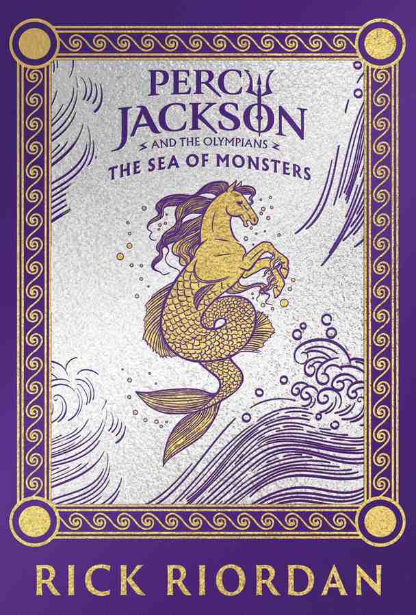 Percy Jackson and the Sea of Monsters (Book 2) book cover