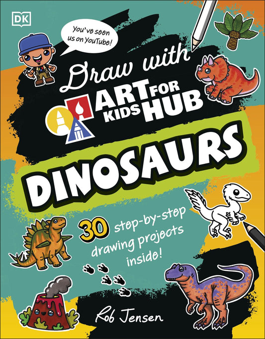 Draw with Art for Kids Hub Dinosaurs