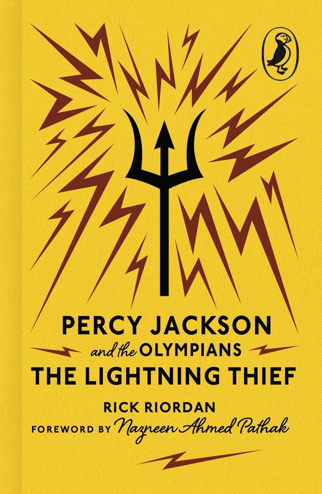 Percy Jackson and the Olympians: The Lightning Thief book cover