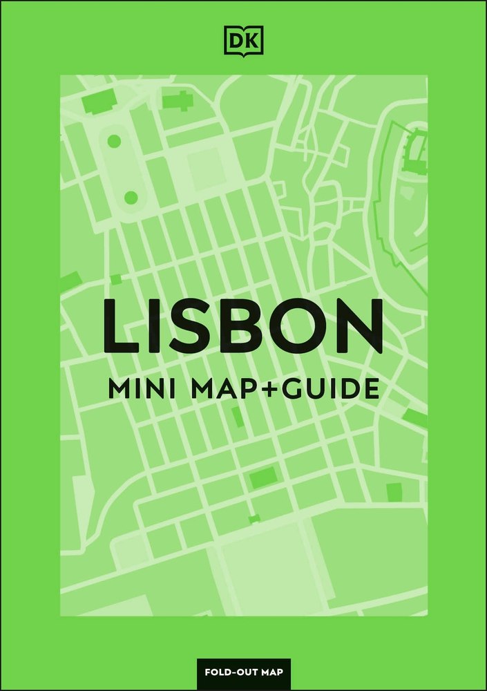 DK Lisbon Mini Map and Guide book cover