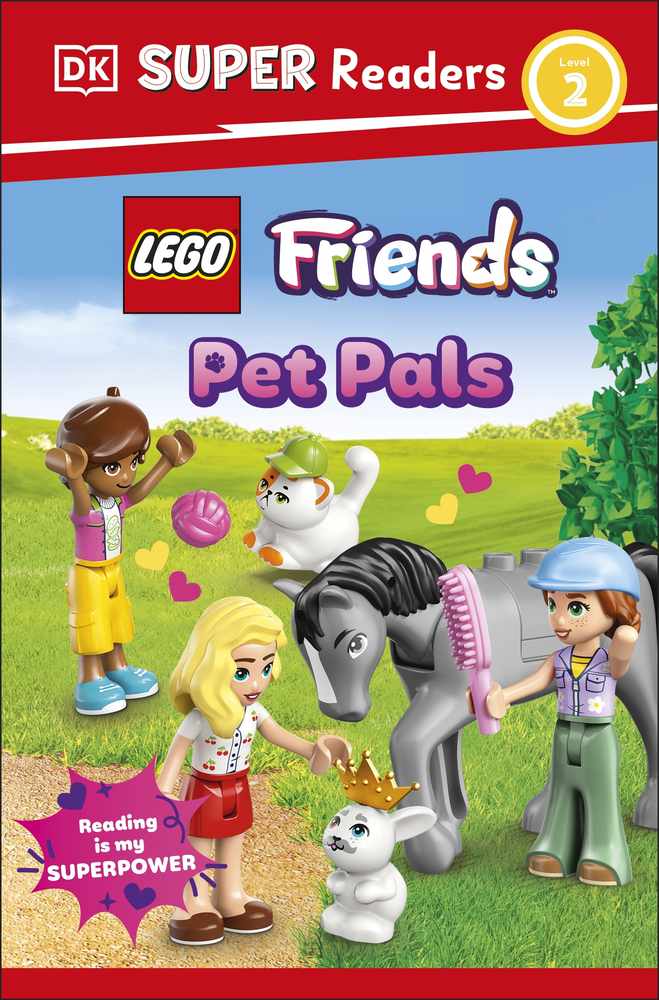 DK Super Readers Level 2 LEGO Friends Pet Pals book cover