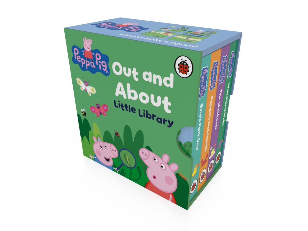 Peppa Pig: Out and About Little Library book cover