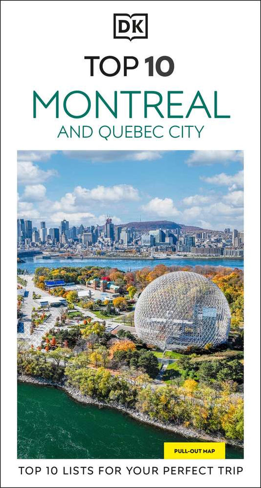 DK Top 10 Montreal and Quebec City book cover
