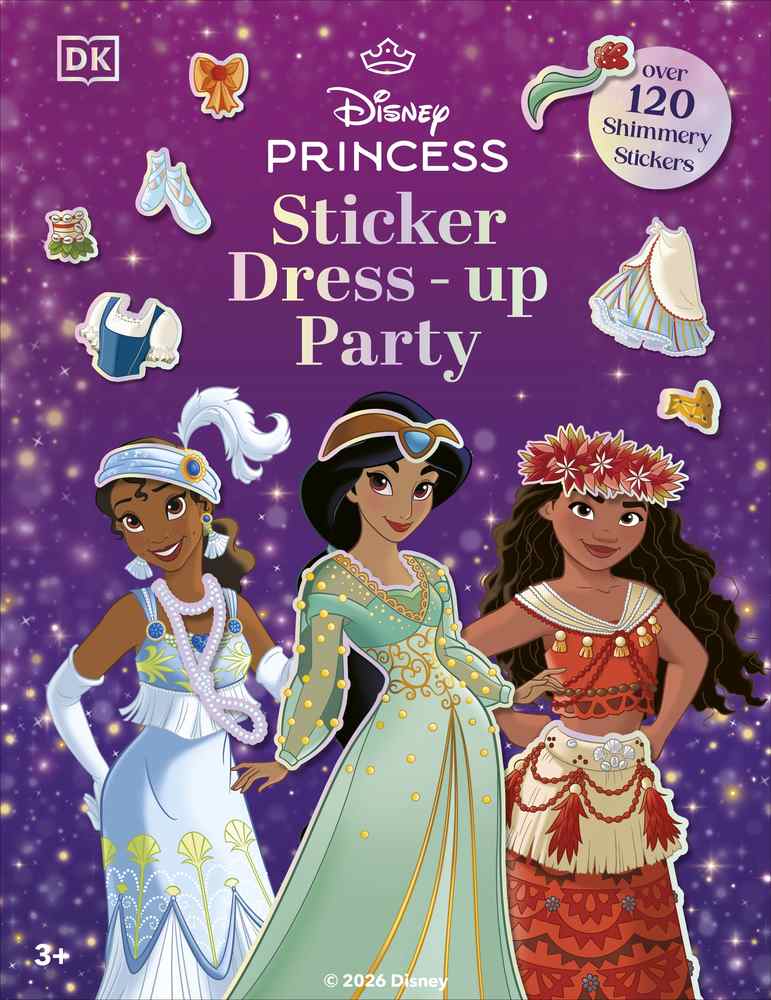 Disney Princess Sticker Dress-up Party book cover