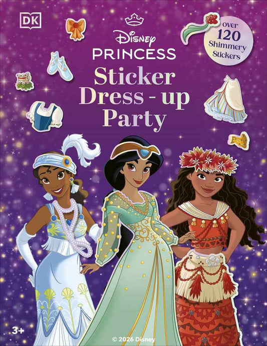 Disney Princess Sticker Dress-up Party book cover