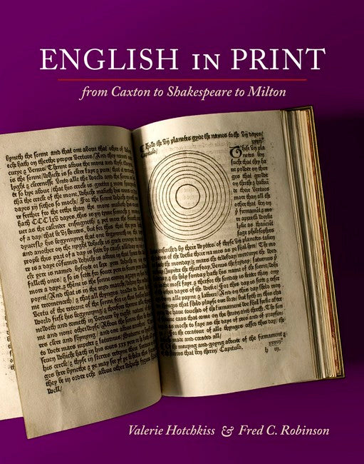 English in Print from Caxton to Shakespeare to Milton cover