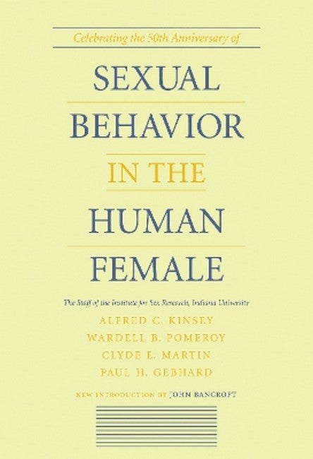 Sexual Behavior in the Human Female cover