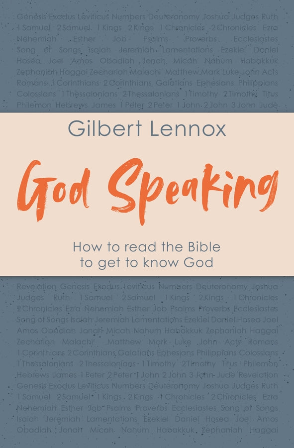 God Speaking: How to Read the Bible to Get to Know God cover