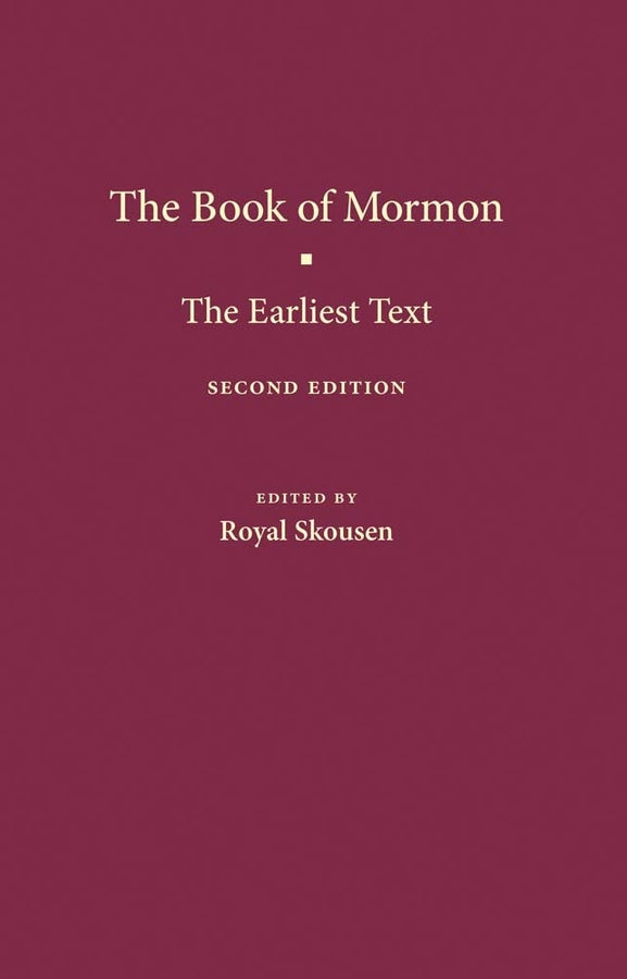The Book of Mormon: The Earliest Text cover