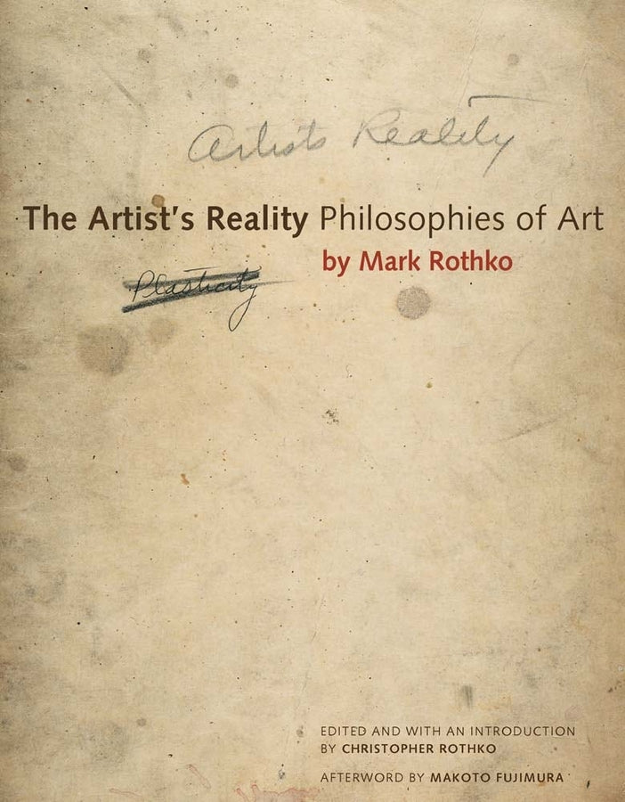 The Artist's Reality: Philosophies of Art cover