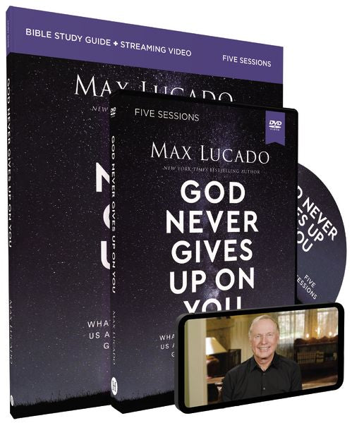 God Never Gives Up On You Study Guide With DVD: What Jacob's Story Teaches Us About Grace, Mercy, And God's Relentless Love