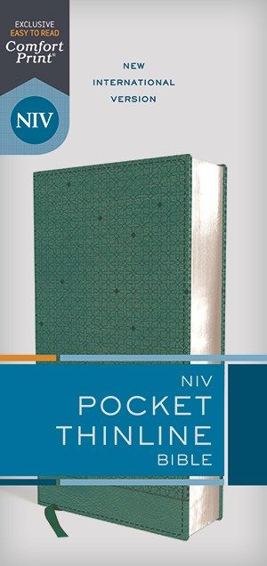 NIV Pocket Thinline Bible, Red Letter, Comfort Print [Teal]