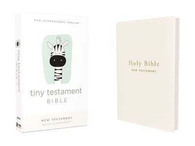 NIV, Tiny Testament Bible, New Testament, Comfort Print (White)