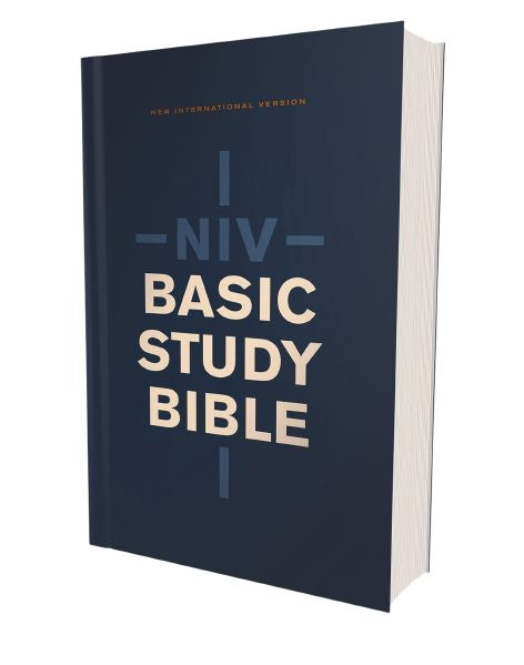 NIV, Basic Study Bible, Economy Edition, Red Letter [Blue]