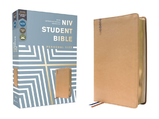 NIV, Student Bible, Personal Size, Comfort Print [Tan]