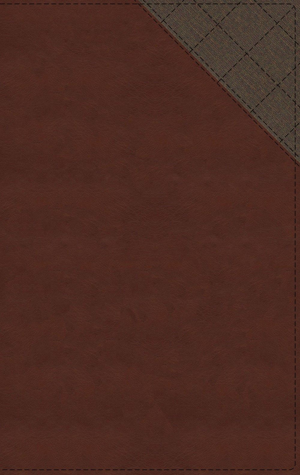 NIV Thinline Bible, Red Letter, Thumb Indexed, Comfort Print [Brown]