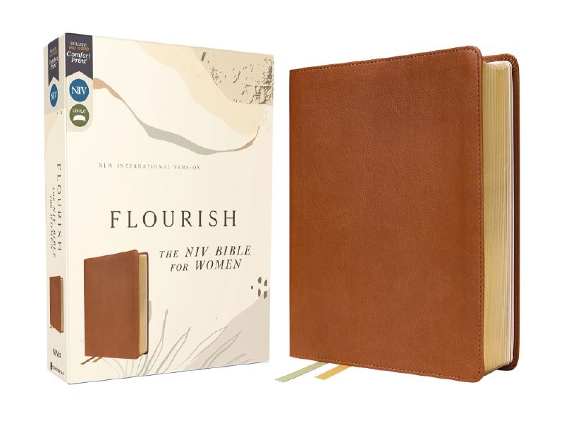 Flourish: The NIV Bible for Women, Comfort Print [brown]