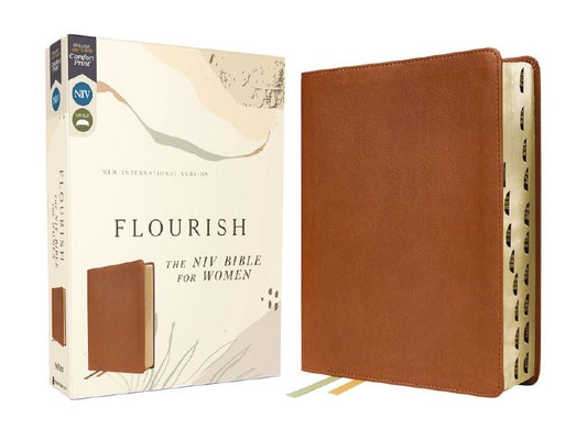 Flourish: The NIV Bible for Women, Thumb Indexed, Comfort Print [brown]