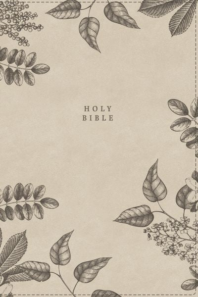 NIV, Compact Center-Column Reference Bible, Red Letter, Comfort Print [Stone]