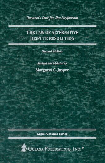 The Law of Dispute Resolution book cover
