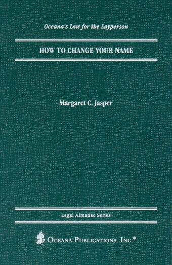 How to Change Your Name book cover