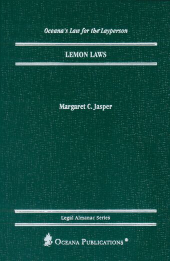 Lemon Laws book cover