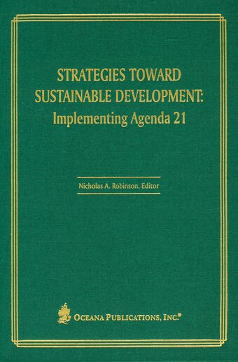 Strategies Toward Sustainable Development: Implementing Agenda 21 book cover