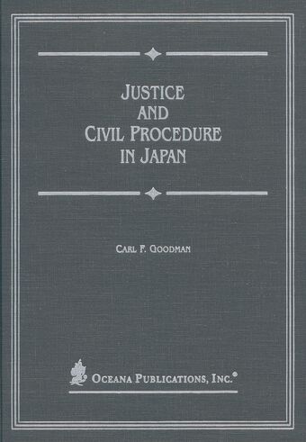 Justice and Civil Procedure in Japan book cover