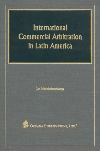 International Commercial Arbitration in Latin America book cover