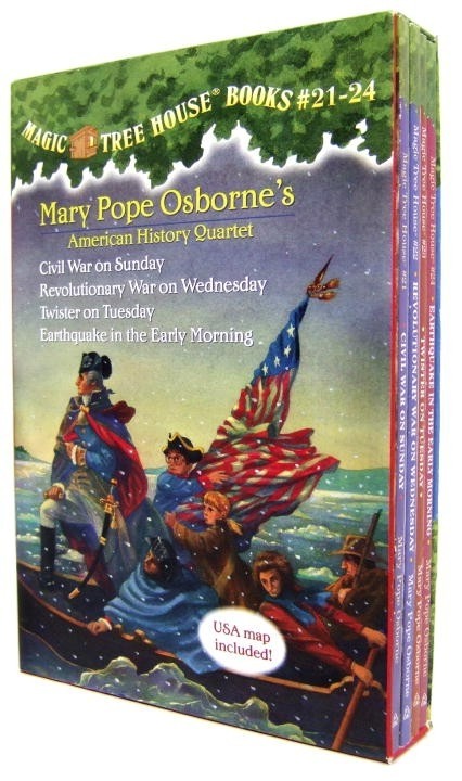 Magic Tree House Books 21-24 Boxed Set book cover