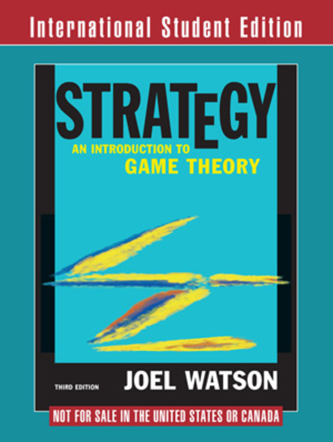 Strategy: An Introduction to Game Theory cover