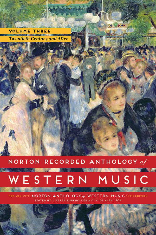 Norton Recorded Anthology Of Western Music 7E Volume 3 MP3 DVD cover