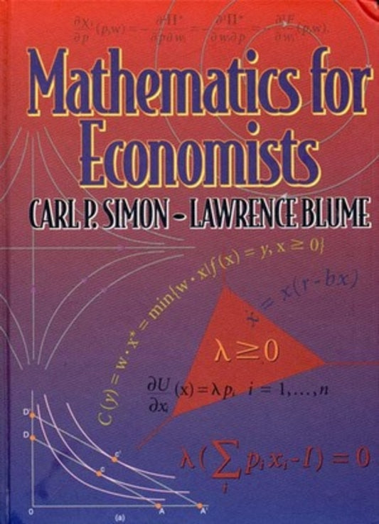 Mathematics for Economists cover