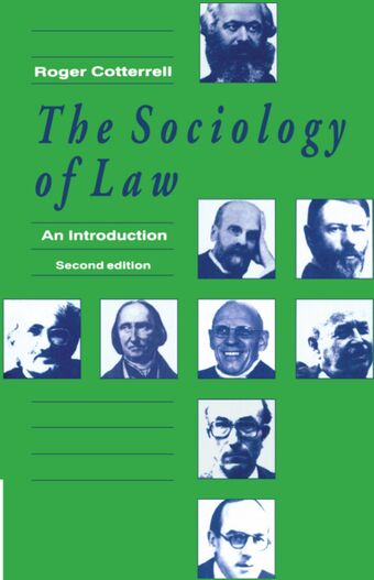 Sociology Of Law book cover